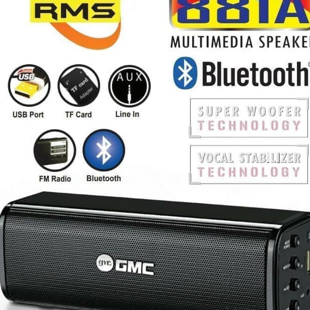 Speaker Bluetooth Portable GMC 881A speaker bluetooth music box suara mantap