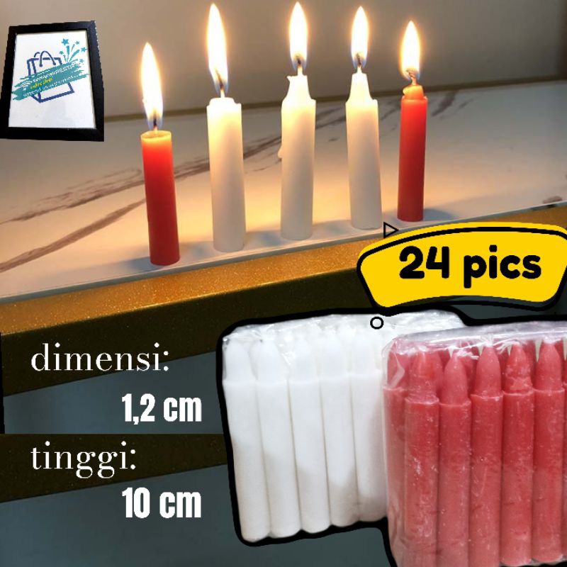 (24 pics) lilin kecil,lilin merah,lilin putih, lilin doa, lilin sembahyang, lilin natal, lilin pener
