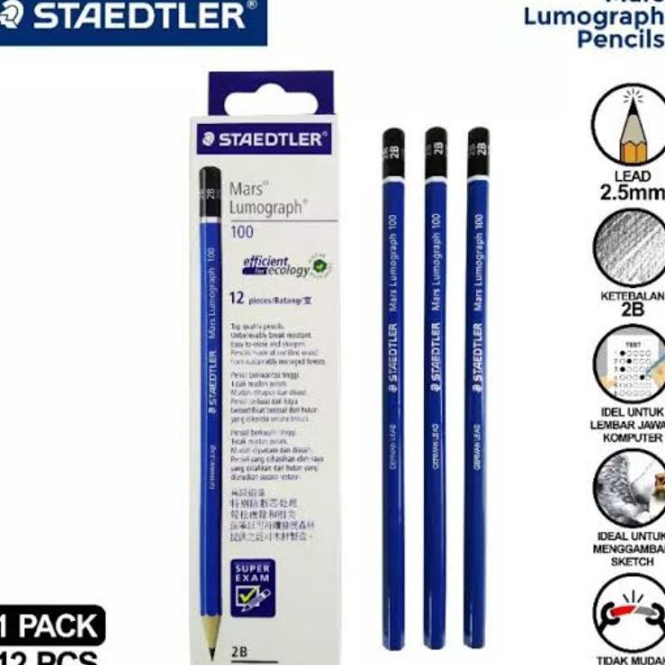 

Pensil 2B Staedtler Computer 1pak12pcs