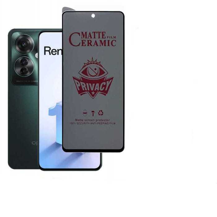 Promo Anti Gores Ceramic Privacy Oppp Reno 11F 5G Anti Spy