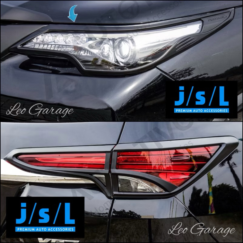 ALL NEW FORTUNER VRZ 2016 2017 2018 2019 PAKET GARNISH LAMPU DEPAN BELAKANG ALL NEW FORTUNER VRZ HEA