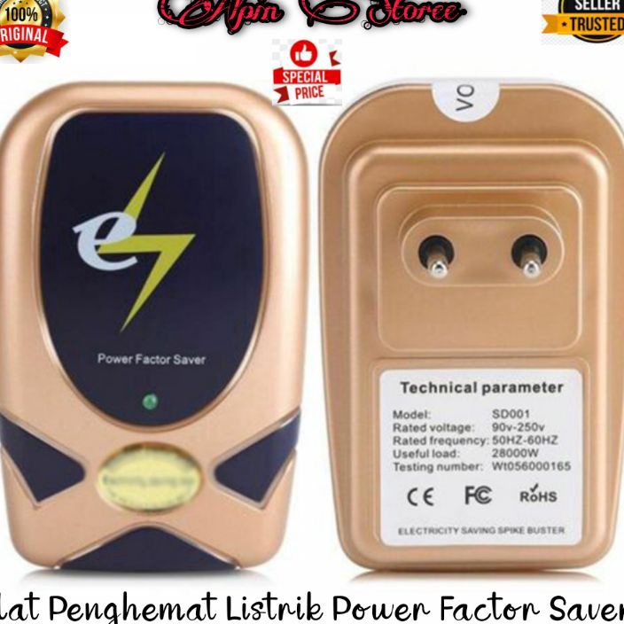 PRODUK UNGGULAN Promo Murah Alat Penghemat Listrik Power Factor Saver Original Grosir