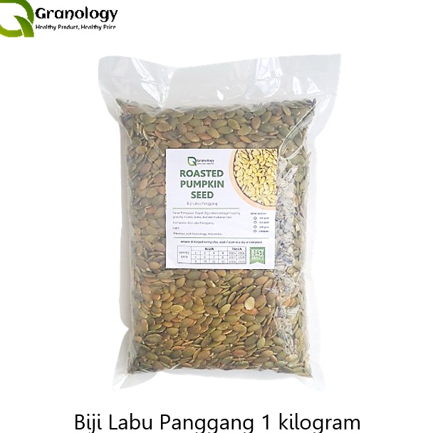 

LIMITLESS Roasted Pumpkin Seed Biji Labu Oven 1 Kilogram by Granology