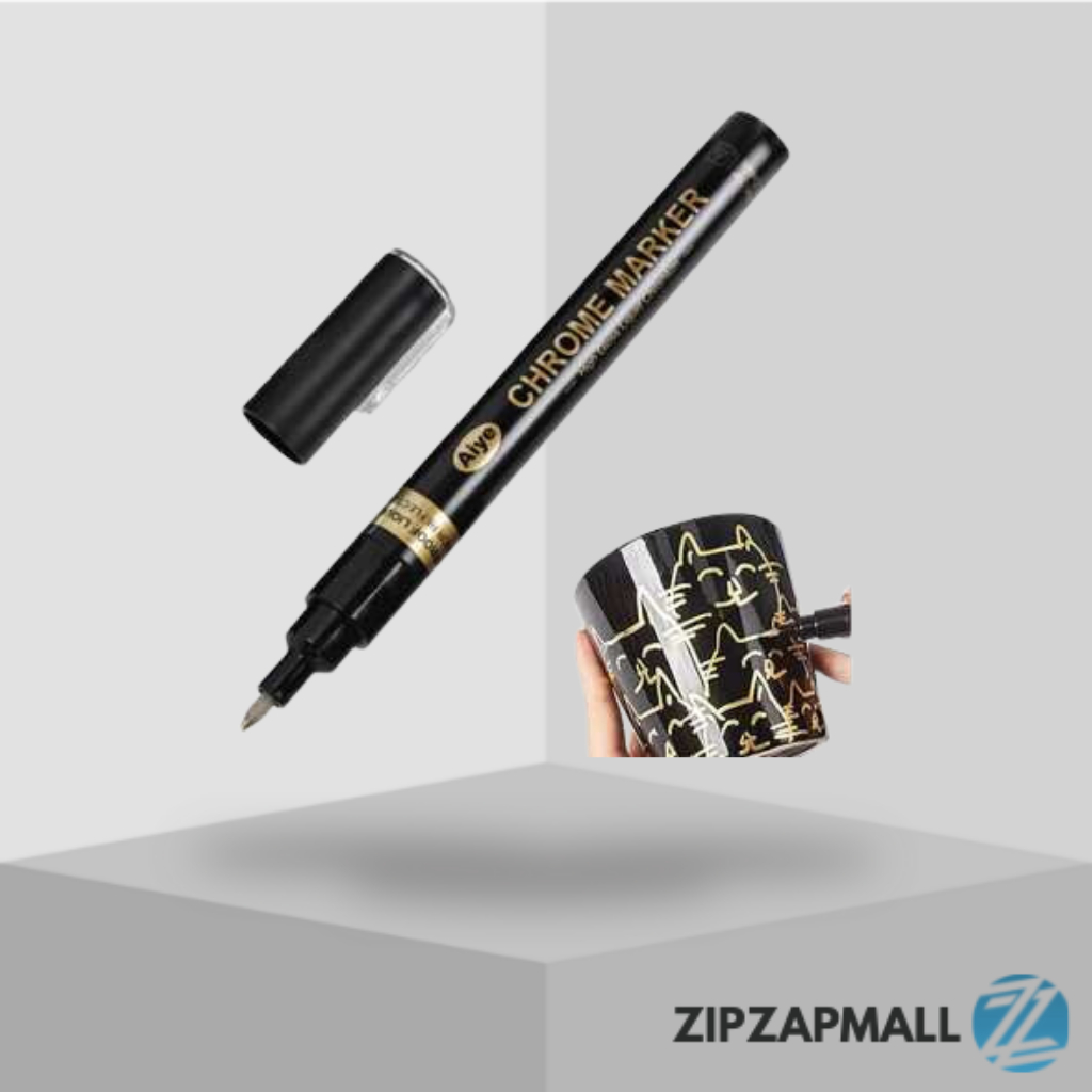 

Spidol Permanen Marker Metallic Chrome 3mm /Marker Terang Cepat Kering Mempercantik Memperbarui Warna Pudar Tinta Berkualitas Tinggi/Pen Permanen Tahan Air Cuaca Tidak Luntur Kilau Elegan Mewujudkan Imajinasi Mewah Awet Murah