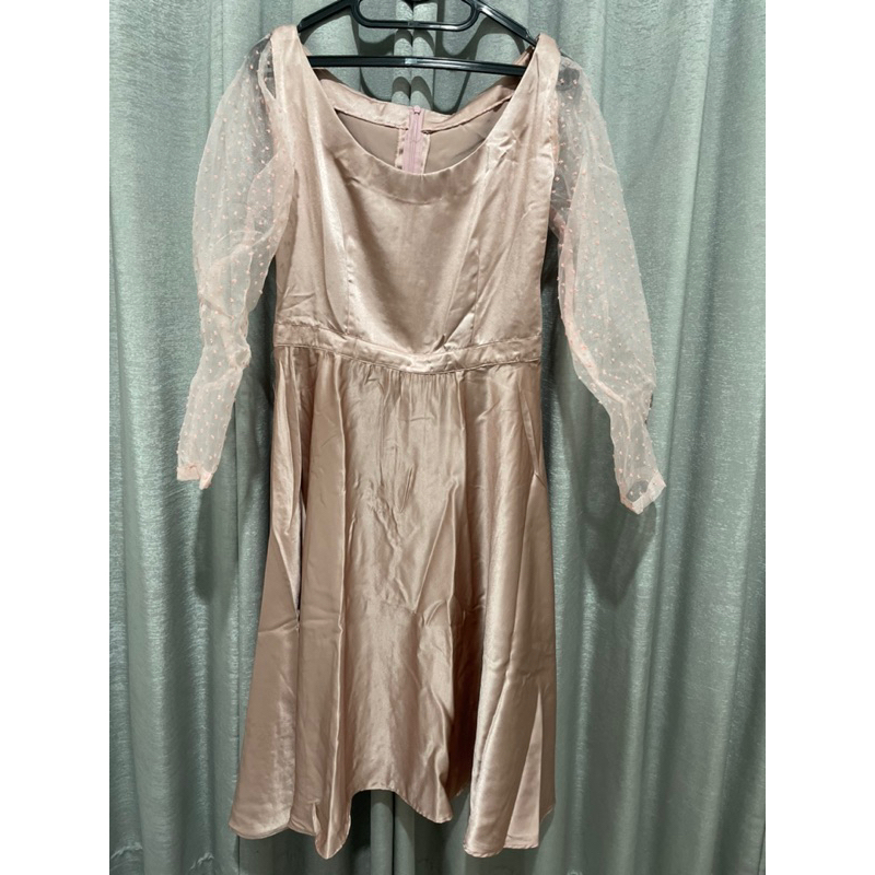 PRELOVED - DRESS BRIDESMAID DUSTY PINK