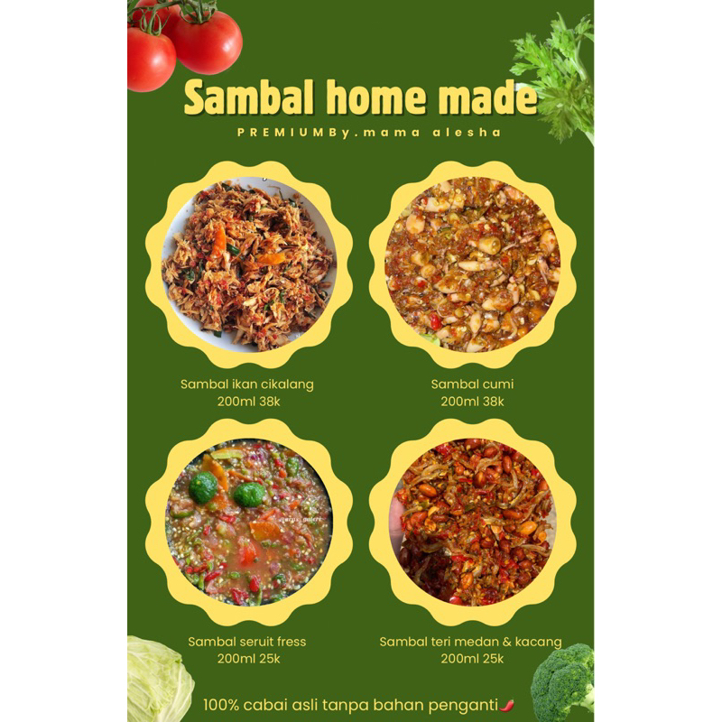 

Sambal Home made premium by.mama alesha