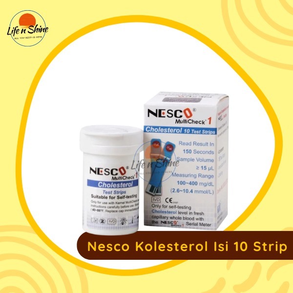 Strip Nesco Kolesterol / Stik Nesco Kolesterol Strip Kolesterol Nesco