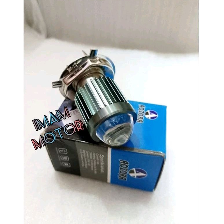 lampu LED H4 laser 2warna terang