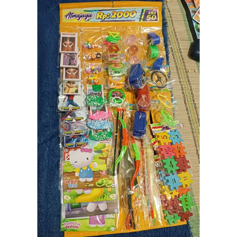 MAINAN RENCENG ANAK 2000an ISI 50 PCS