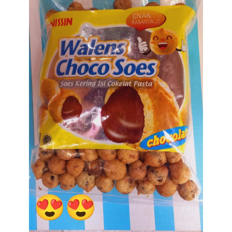 

Nissin Walens Choco Soes walen rasa coklat 250gr