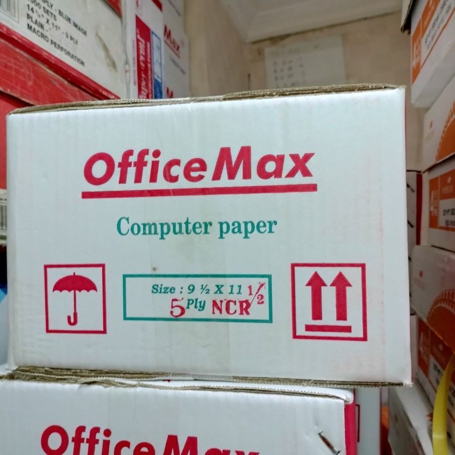

Continous Form 9.5 x 11/2 5 Ply (Dibagi 2 ) Office Max PRS NCR