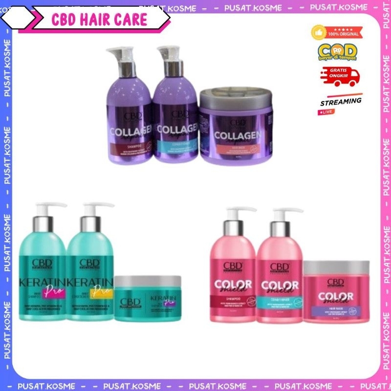 CBD Keratin Pro | Color Shield | Collagen Repair Series | Hair Mask | Shampoo | Conditioner | Hair S