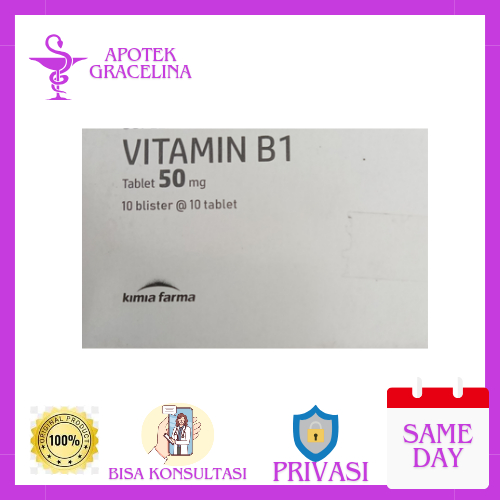 VITAMIN B1 50 MG KF 1 BLISTER 10 TABLET