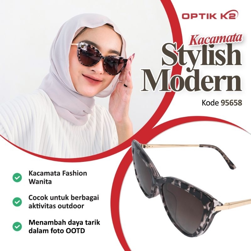 kacamata clipon 95658 lensa minus antiradiasi blueray fashionsunglases by Optik K2