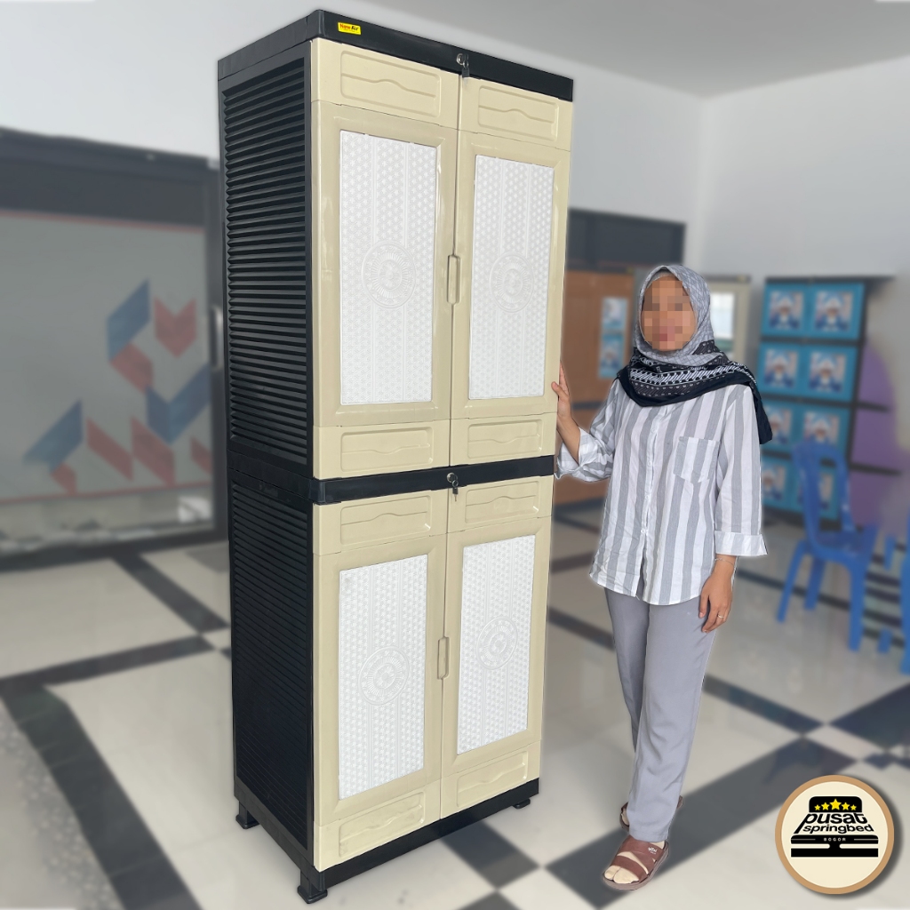 Lemari Plastik Jumbo Minimalis Serbaguna - New Air Model 033