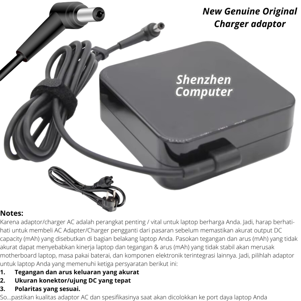 Adaptor Asus Vivo AiO V222 V222U V222FA V222FAK V222FBK V222GAK All-in-One PCs adapter power supply