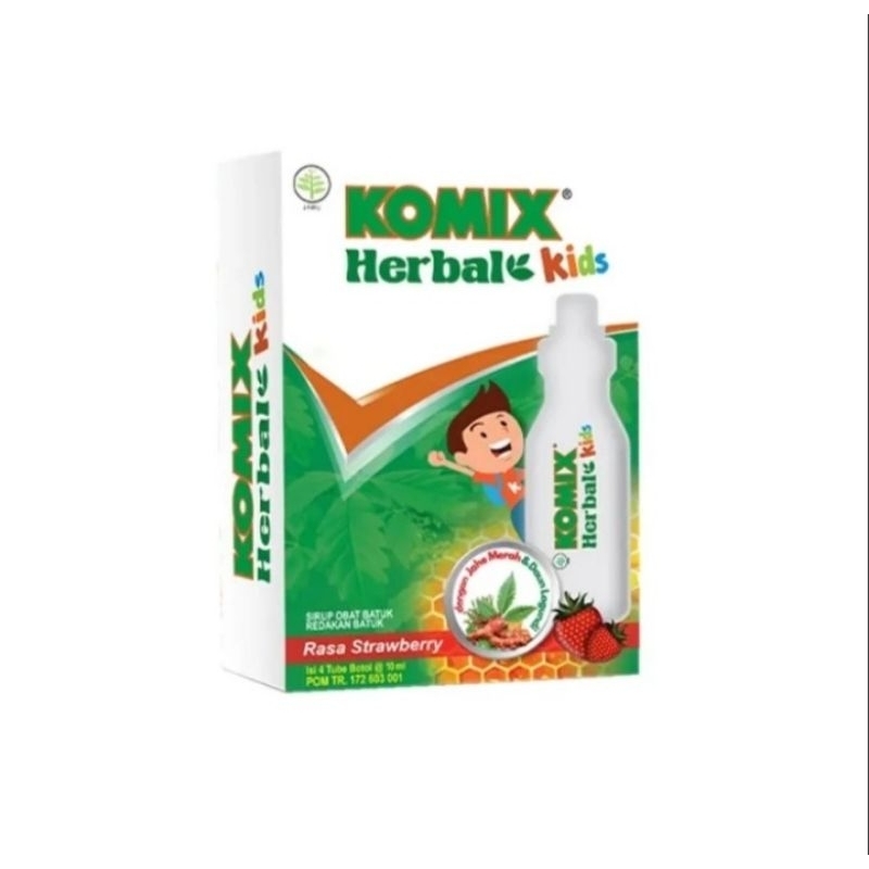 Komix Herbal Kids 10 ml Box isi 4 Tube