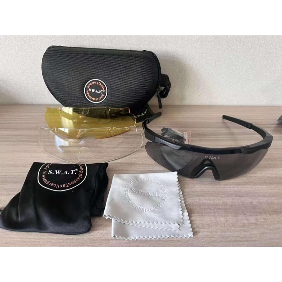 Kacamata Pria/Kacamata Swat Tactical/Kacamata Outdoor Pria/Kacamata Keren