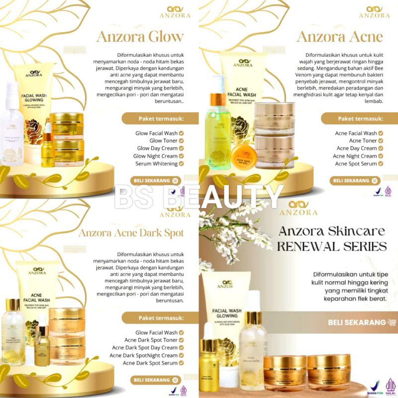 Anzora/Anzora skincare/Skincare anzora/Anzora acne/anzora glow/anzora ADS/anzora renewal