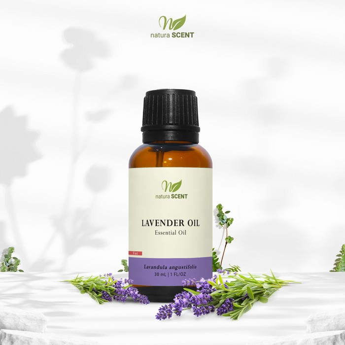 Natura Scent Lavender Essential Oil / Minyak Esensial Lavender - 100% Essential Oil