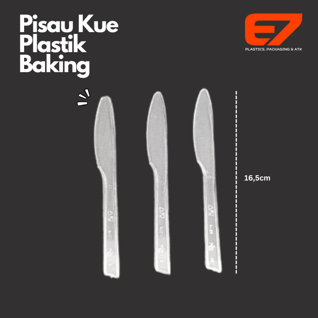 

Pisau Kue Plastik Bening - Baking (ISI 25PCS)