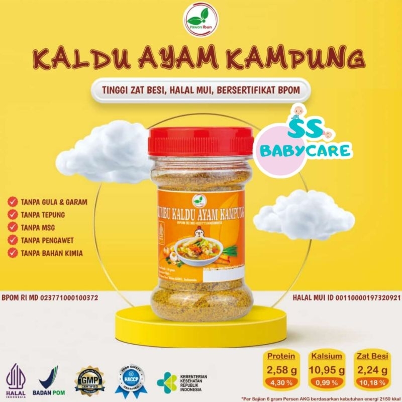 

Pawon Ibun Kaldu Ayam Kampung Non MSG Non Gula Garam - Kaldu MPASI HALAL BPOM