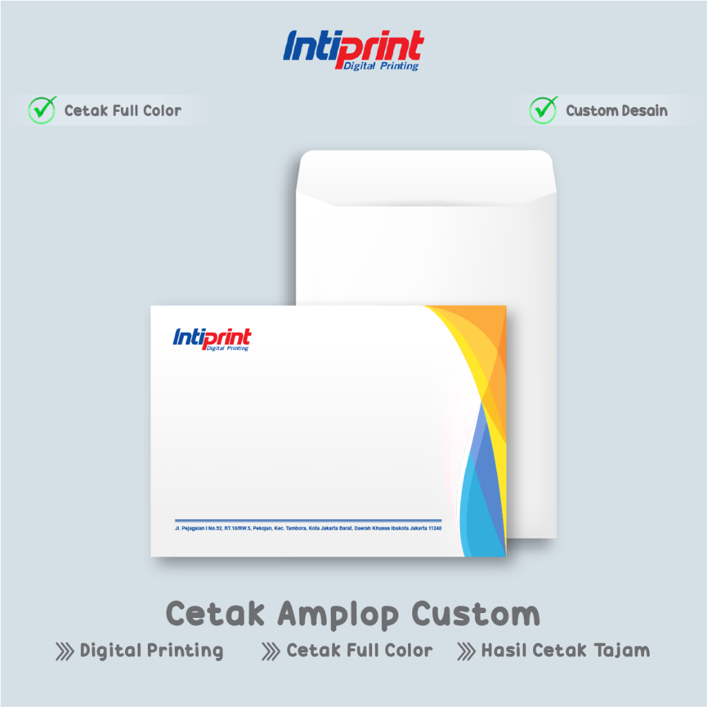

Cetak Amplop Full Warna / Print Amplop Custom