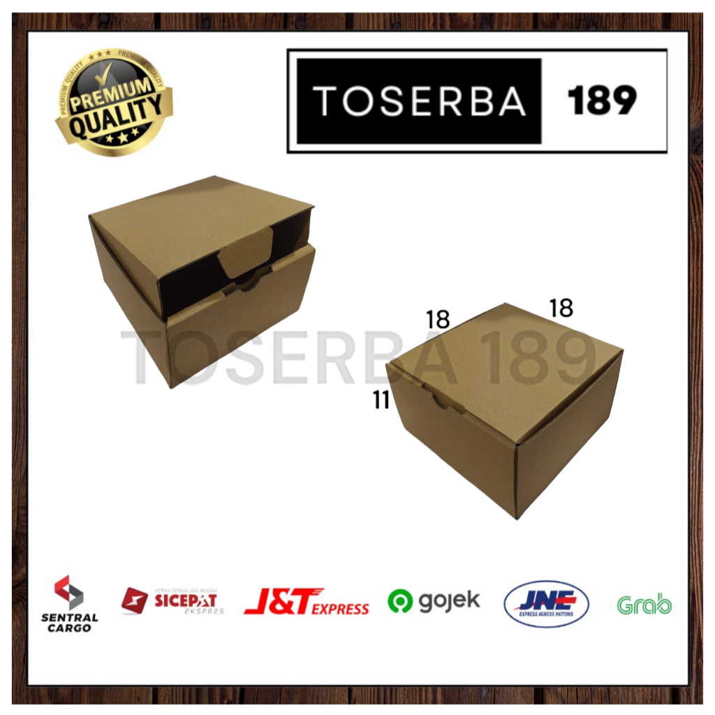 

kardus packing diecut/box pizza uk 18x18x11 cm