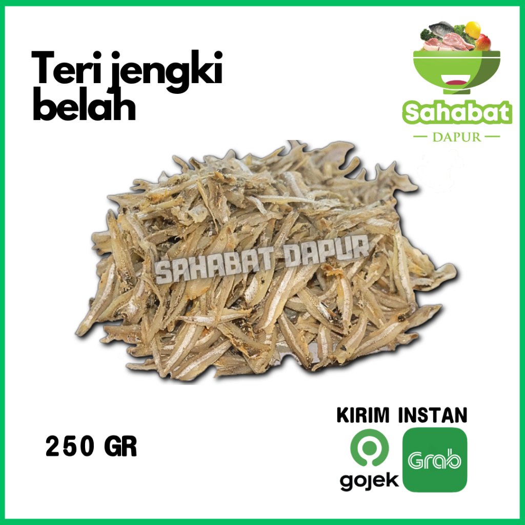

Teri Jengki / Ikan Asin Teri Jengki Belah 250gr - SAHABATdapur