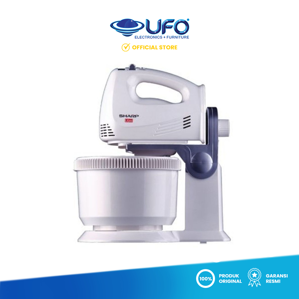 Sharp Libre Standing Mixer Com 210 watt - EMS-51L(W) - Putih