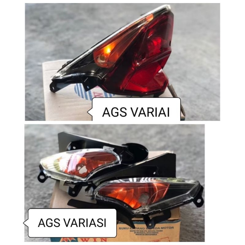 lampu sein dan stop lampu smoke honda beat pop custom smoke