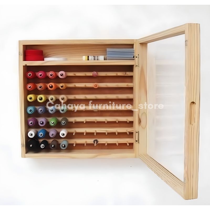 Rak benang jahit / Rak tempat benang jahit dinding