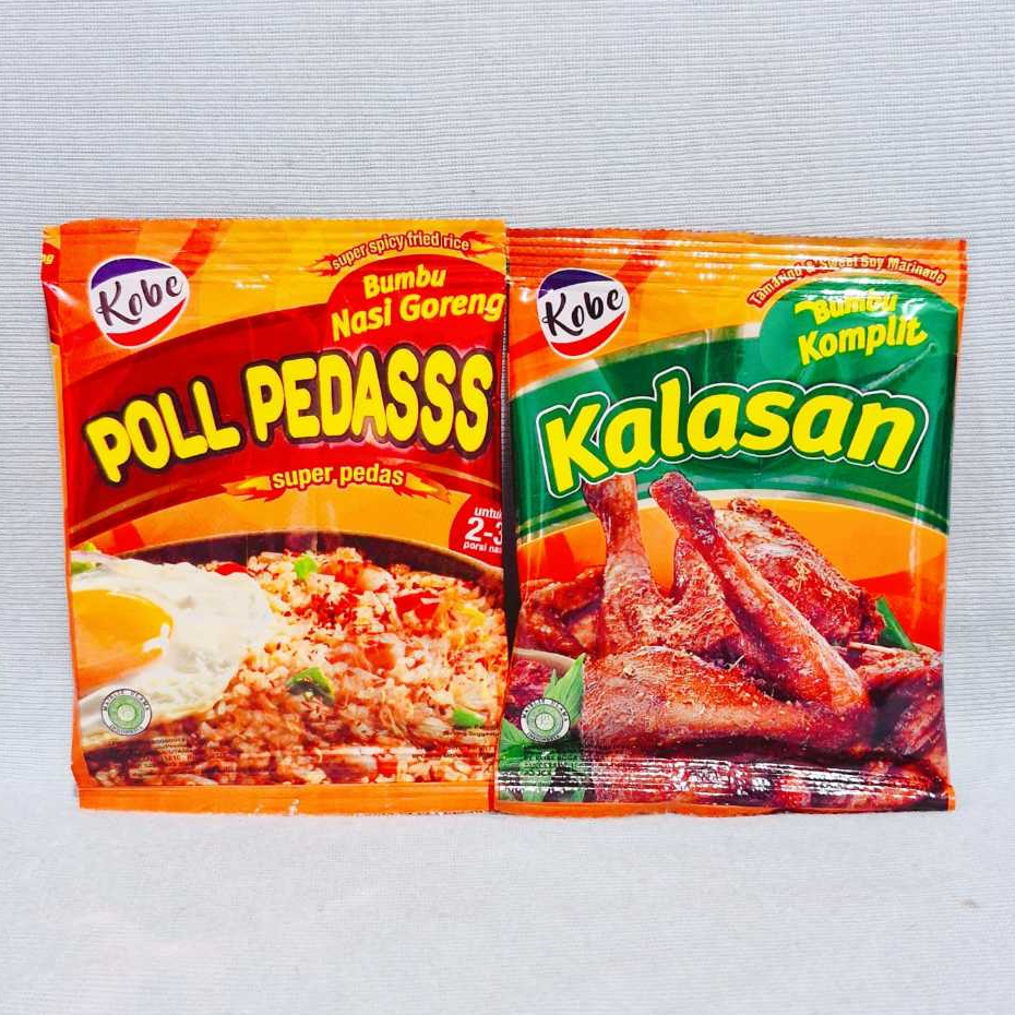 

Kobe Bumbu Nasi Goreng Poll Pedasss / Bumbu Komplit Kalasan (1 Pcs)