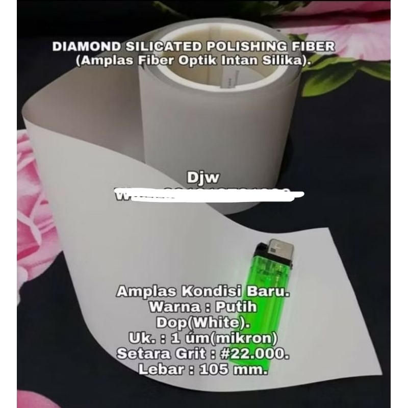 AMPLAS FIBER OPTIK AMPLAS MIKA KONDISI BARU(BUKAN BEKAS).