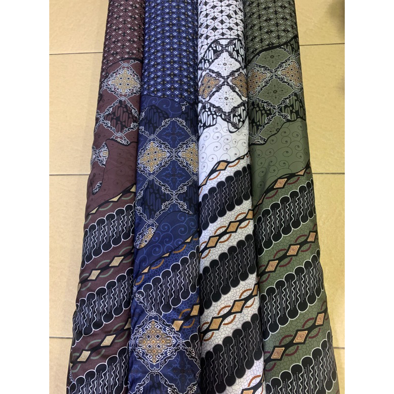BATIK SILKY| BAHAN KAIN BATIK SILKY HALUS METERAN |KAIN BATIK METERAN