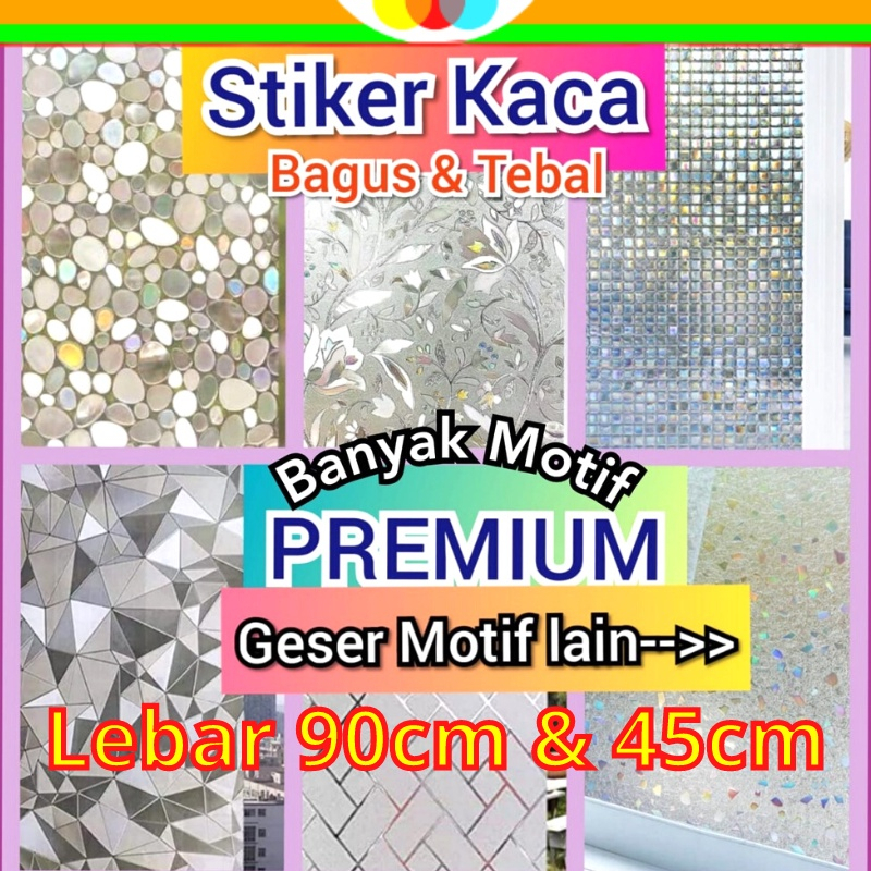 STIKER STICKER KACA PREMIUM SUNBLAST SANBLAST SANBLAS WALLPAPER WALL WALLPEPER FILM SETIKER GLASS CE