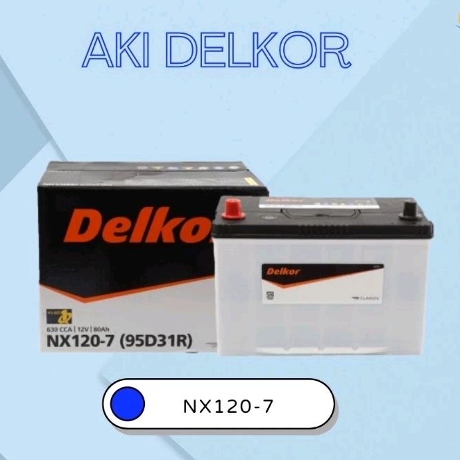 AKI DELKOR TYPE N70Z/NX120-7 (95D31R)
