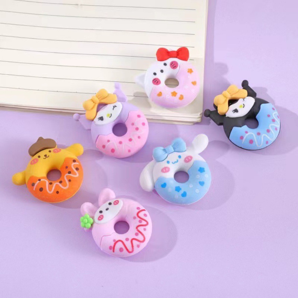 

PENGHAPUS 3D DONUT SANRIO | PENGHAPUS PENSIL 3D | PERLENGKAPAN ALAT TULIS SEKOLAH | ALAT TULIS SEKOLAH | PERALATAN TULIS | ERASER 3D SANRIO | MELODY | KUROMI | POMPOMPURIN | CINAMORROL vincess
