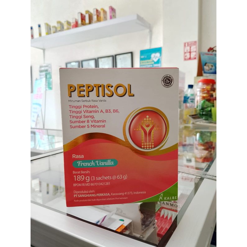 

Susu Peptisol rasa french vanila 189gr