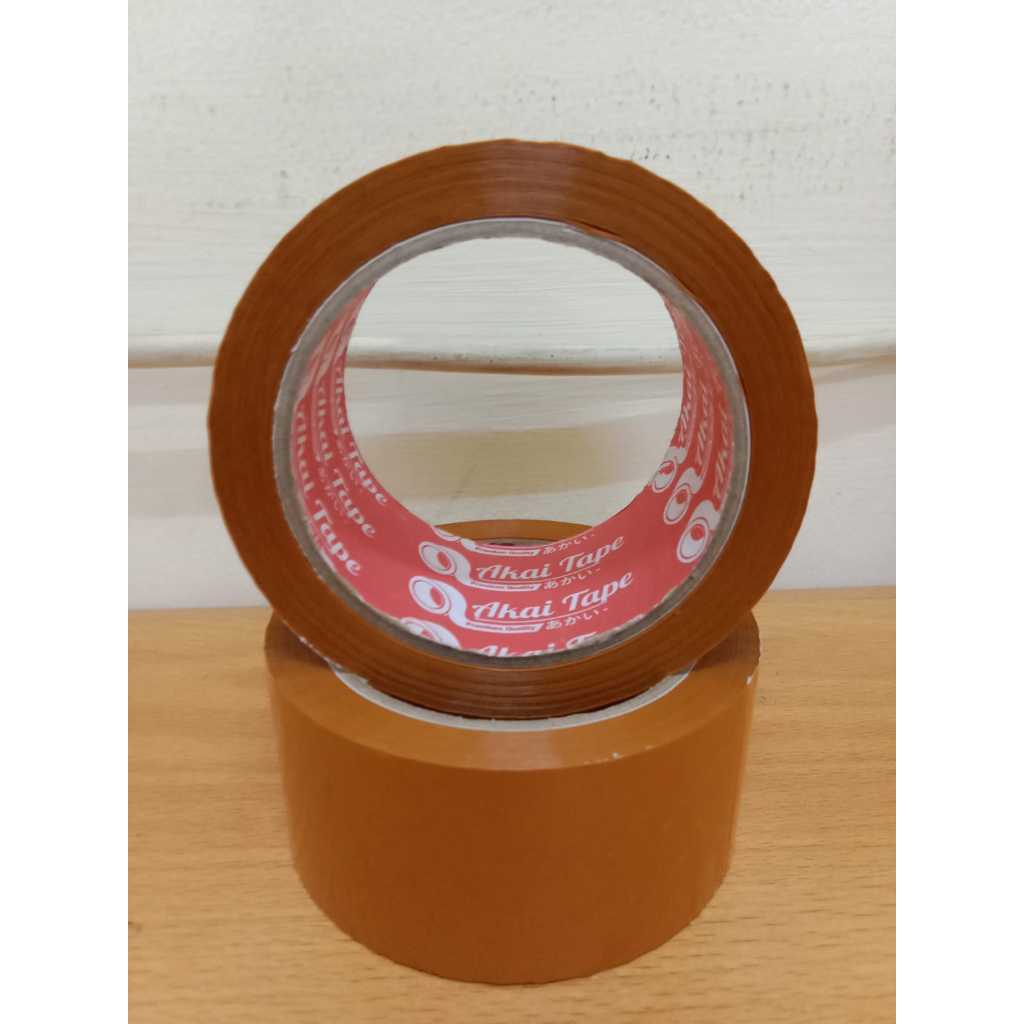 

LAKBAN COKLAT AKAI TAPE 48MM X 90YARD PER PCS DISKON SALE CUCI GUDANG