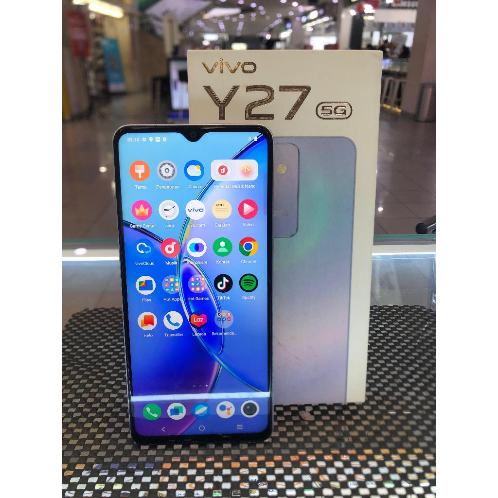 VIVO Y27 5G 6/128GB SECOND SEKEN BEKAS RAM 6 INTERNAL 128