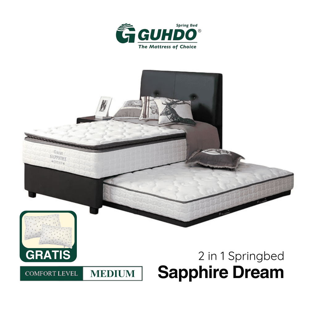 GUHDO Springbed 2 in 1 Sapphire Dream Pillowtop