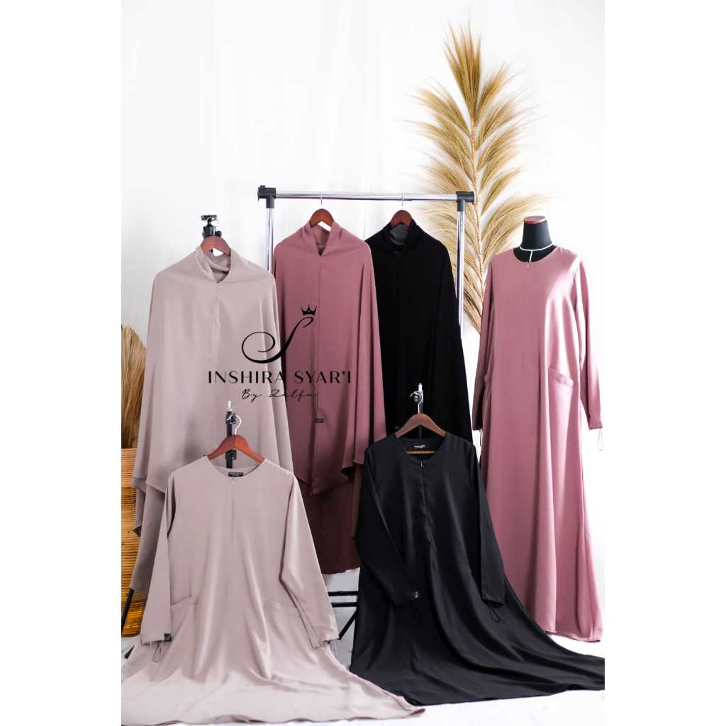 Mazaya Abaya Inshira Syar'i By Zalfa I Abaya Granada anti UV