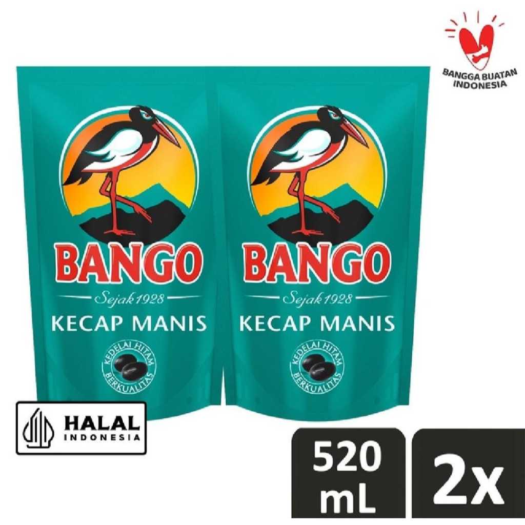 

[ Paket Isi 2 ] Bango Kecap manis Kemasan Reffil 520ml/720gr