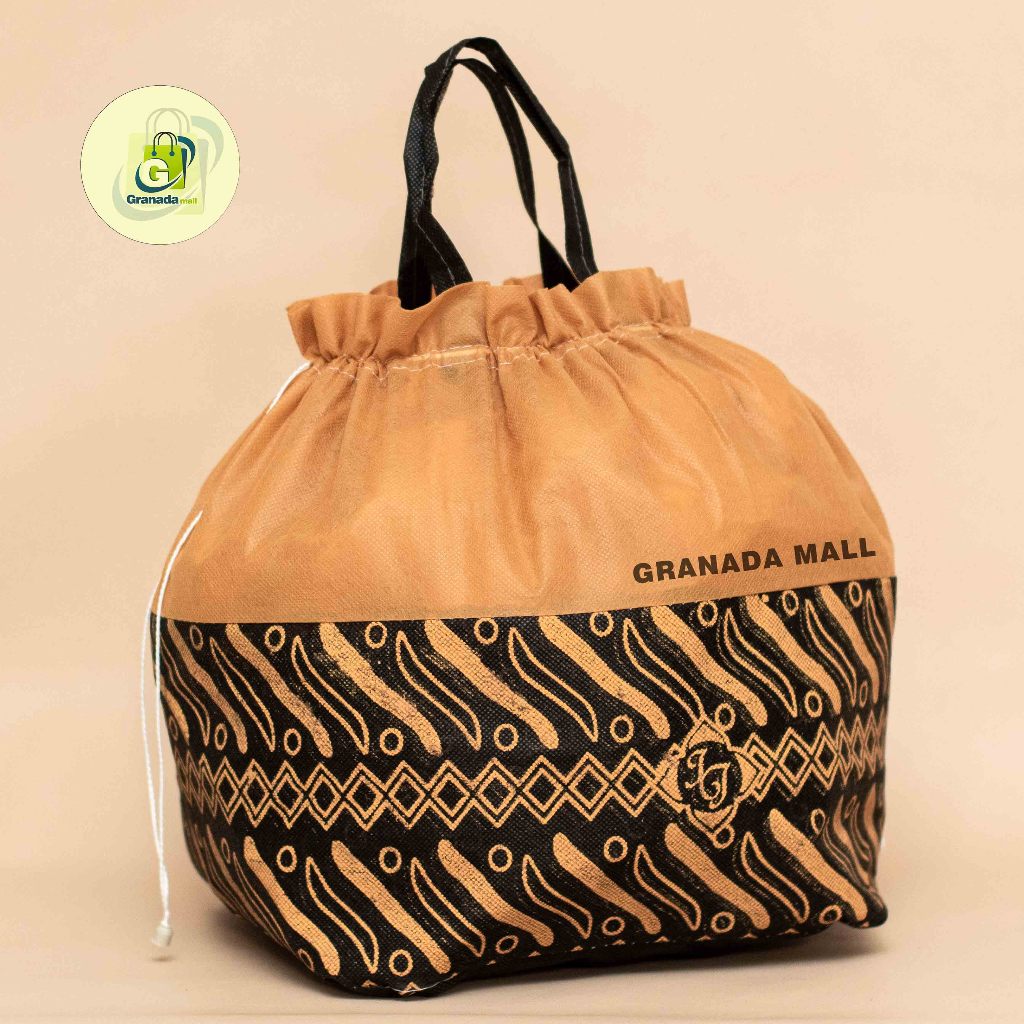 

Tas Hajatan Serut Batik Kotak Isi 1 Lusin Uk 22x22 cm