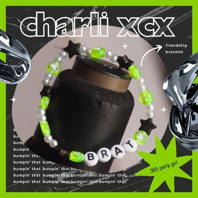 BRAT Charli XCX friendship bracelet