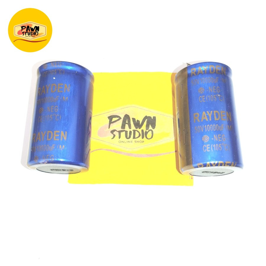 Kapasitor capacitor elco 10000uf 50v Rayden / 10000 50v / 10000 uf 50 v Rayden