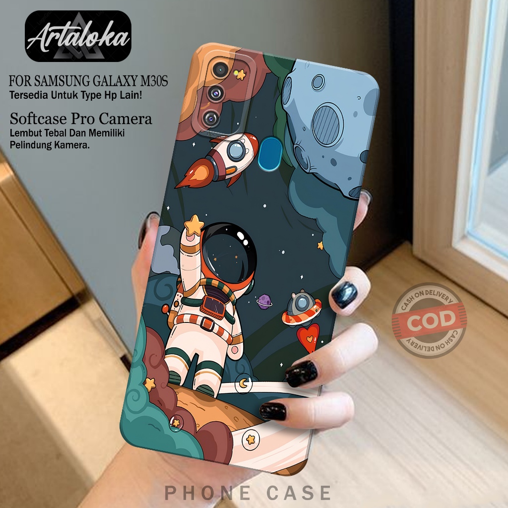 Softcase Hp Samsung Galaxy M30S Fashion Case Astronod Case Samsung Galaxy M30S Silikon TPU Pro Camer