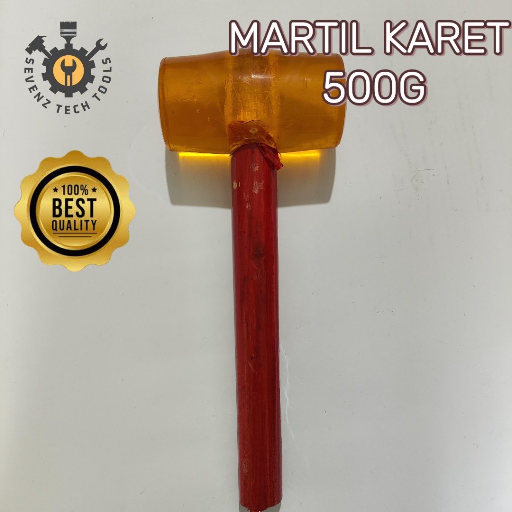 PALU/MARTIL KARET KERAMIK 500G / MARTIL KARET BESAR RUSH 500G