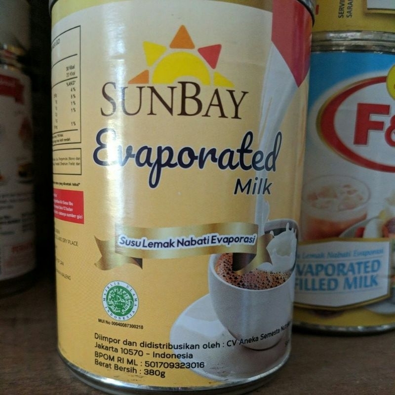

susu sunbay evaporasi 380gr sunbay evaporated milk